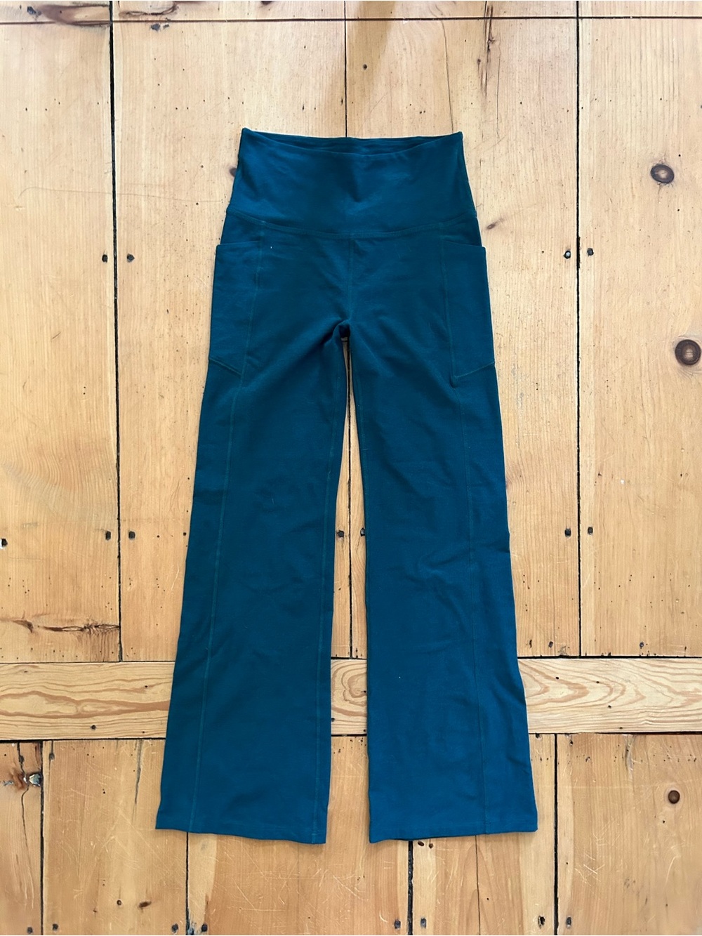 Beyond Yoga Women's Boot Cut Leggings in Dark Green/Teal
